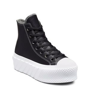 Converse Chuck Taylor All Star Hi Lift 2X faux leather platform sneakers